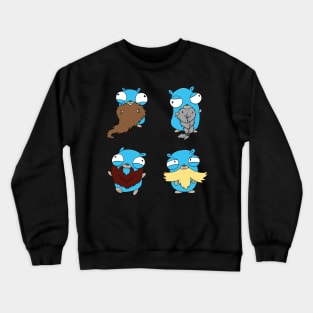 Bearded Gophers Group Crewneck Sweatshirt